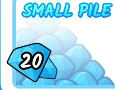 ( 20 ) Small Pile Of Diamond